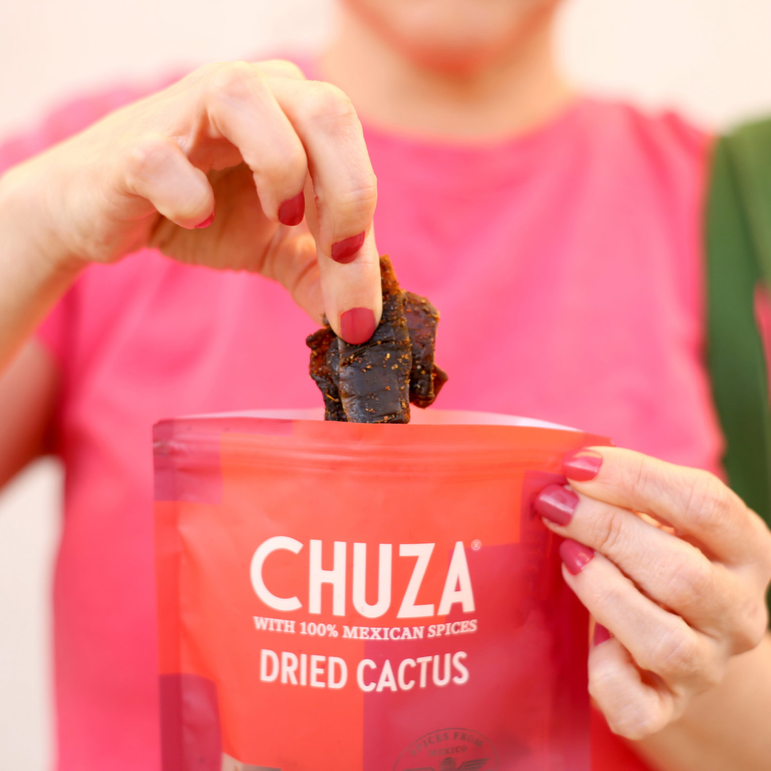 Dried Cactus with Chili-Seasoning