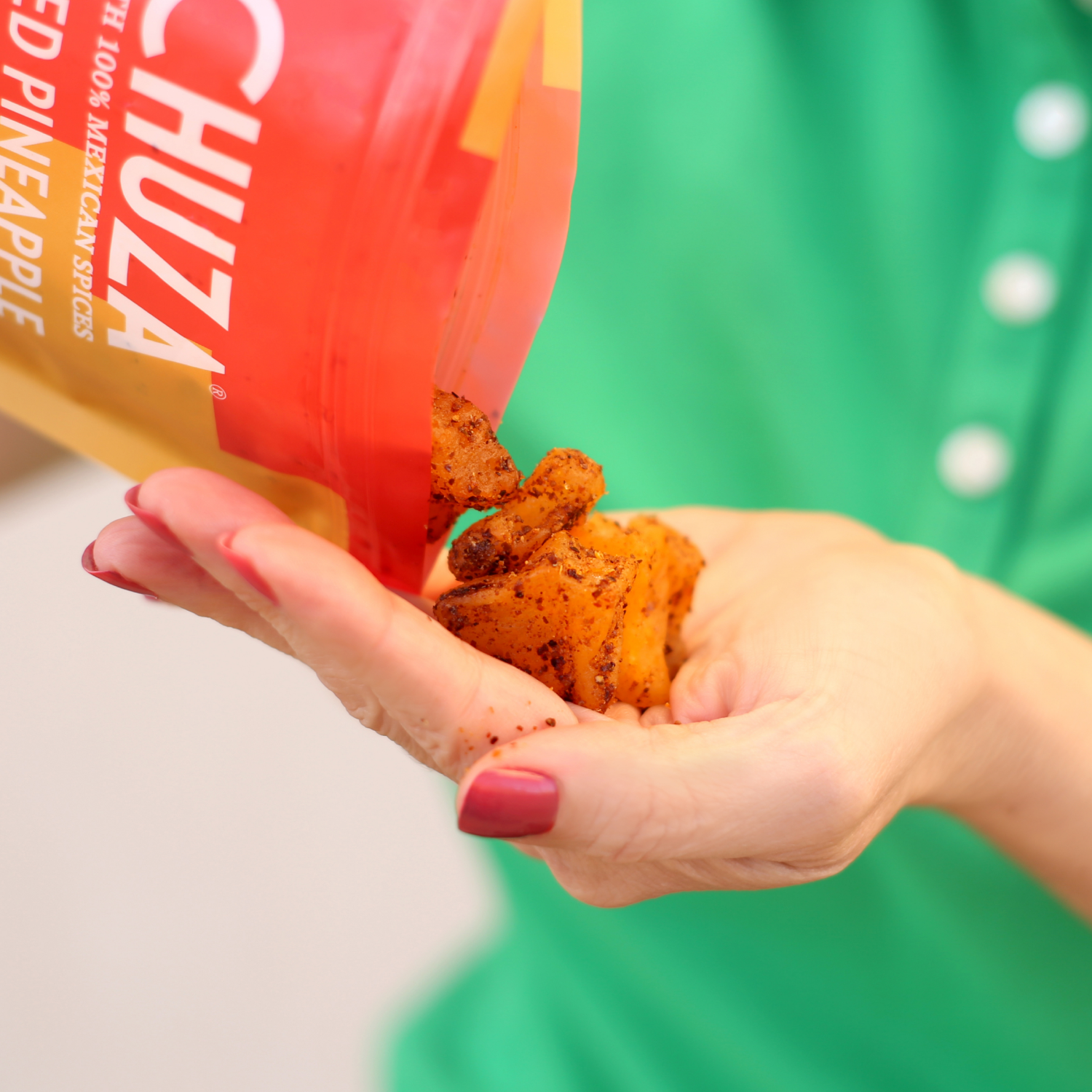 Dried Pineapple with Chili-Seasoning – www.chuza.com Dried Pineapple with Chili-Seasoning – www.chuza.com