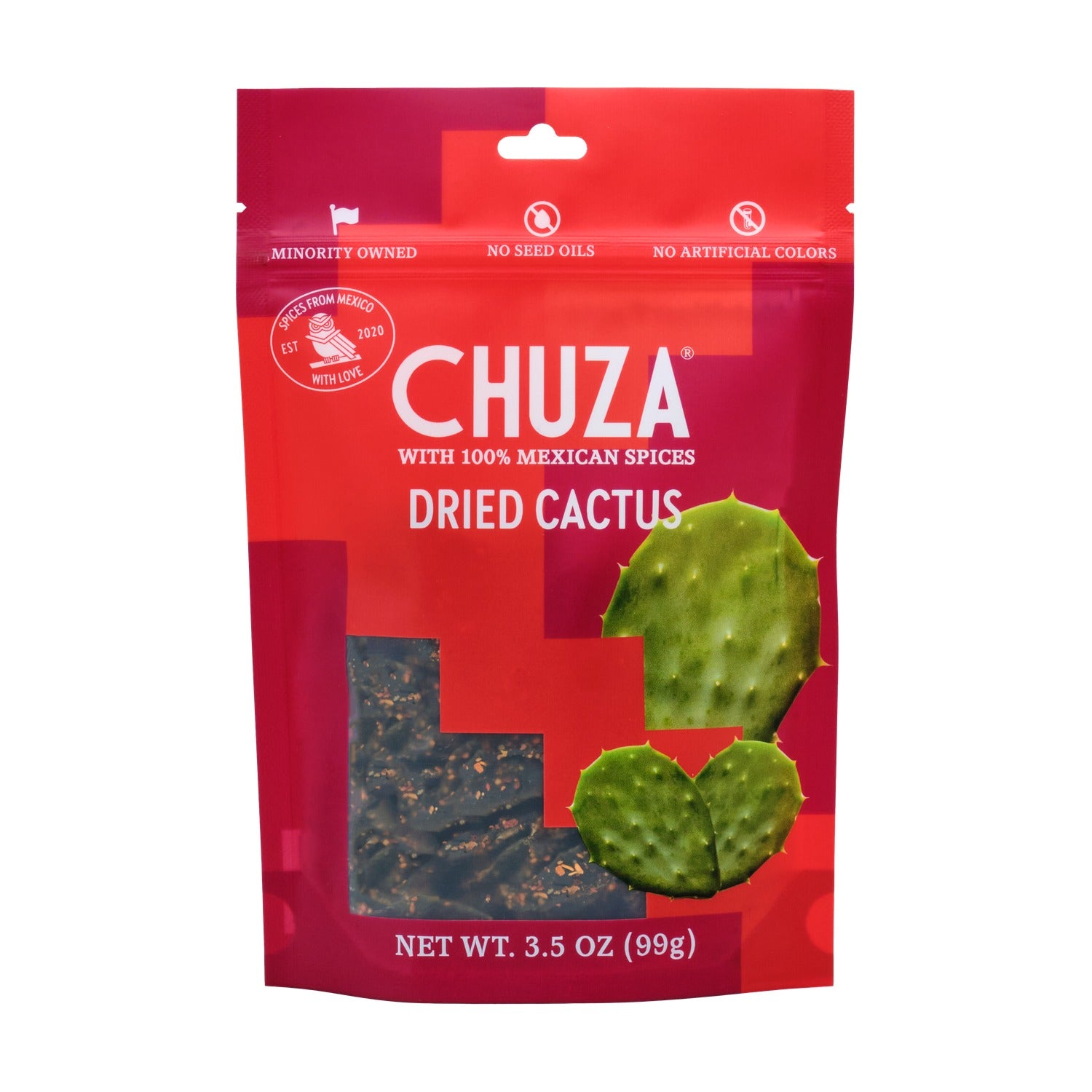 Dried Cactus with Chili-Seasoning — 1 Pack